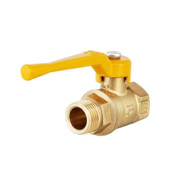 Кран шаровый латунныйБАЗ  11б27п газ ВР/НР Ду 25 (1") Ру 40 рычаг 