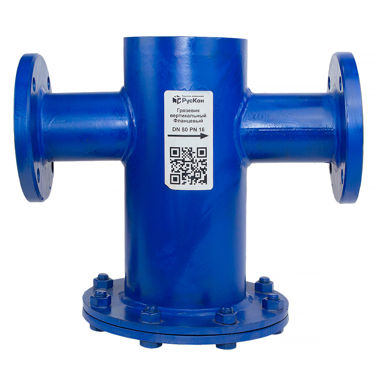 Грязевик вертикальный фланцевый Ду 150 Ру 16 Техкомплект