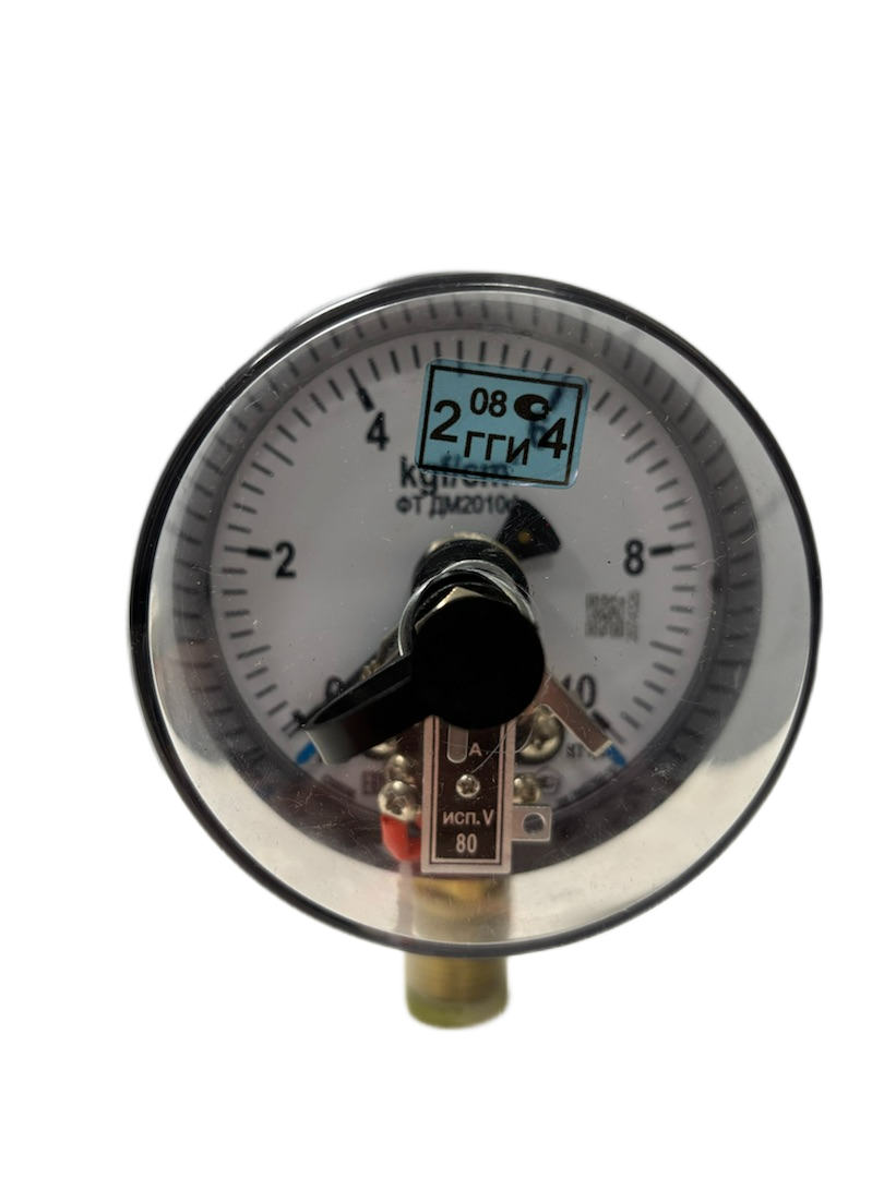 Манометр ДМ2010ф исп V 0-10 кгс/см2 кт.1,5 d.100 IP53 M20*1,5 РШ (ФИЗТЕХ)