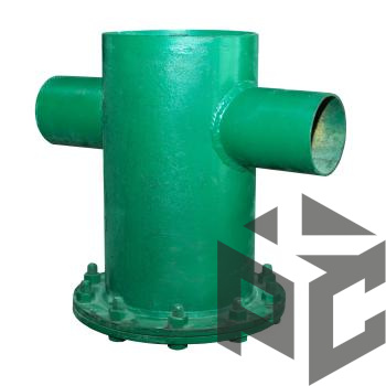 Грязевик вертикальный приварной Ду 125 Ру 16 Техкомплект от производителя "Рускон"