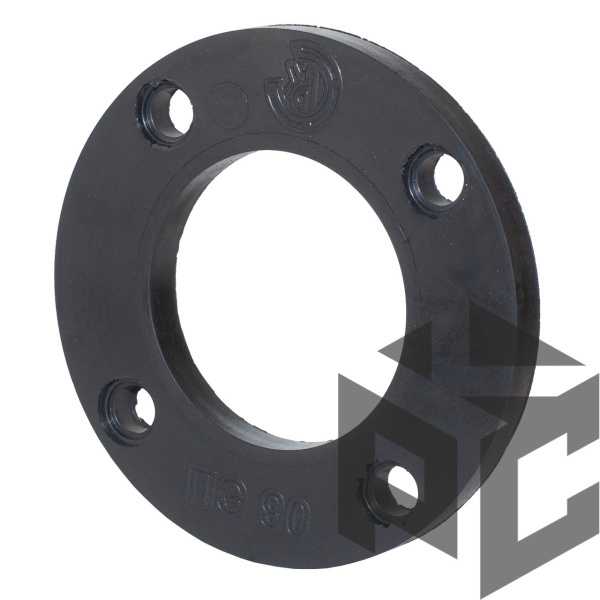 Фланец с полимерным покрытием Ду 100 (ПЭ 110) Ру 10-16 (5 мм) Техкомплект от производителя "Рускон"