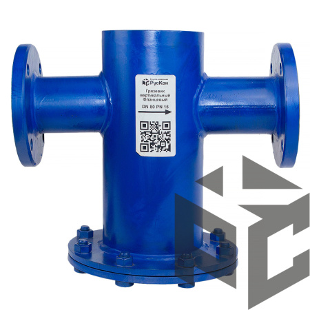Грязевик вертикальный фланцевый Ду 25 Ру 16 Техкомплект от производителя "Рускон"
